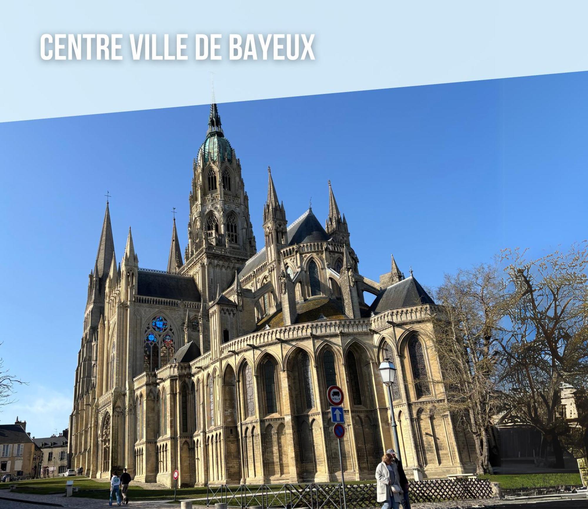 Les Combles De L Aure Grand Studio Cosy Confortable Classe 3 Etoiles Centre Bayeux 2 Mn A Pied Cathedrale Proche Plages Du Debarquement Exterior foto